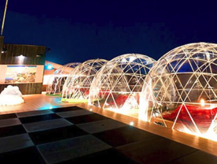 湯田中温泉 ルーフトップジャパニーズバー雪月花